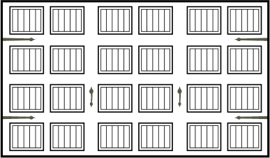 Porte de 12' à 13'