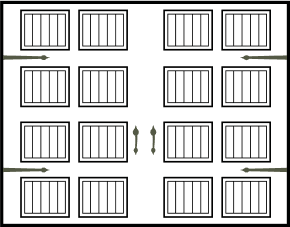 Porte de 9' à 10'